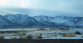 Snow fell even east of the Sierra.