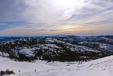 Kirkwood had noticeably more snow than Heavenly.