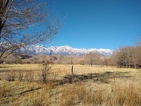 Panorama of the Sierra from our hotel.