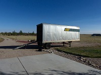 Moving trailer picked up delay of only about a week.