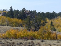 Rock climbing happens in this area.