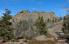 Rock massif at Vedauwoo.