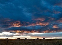 Autumn skies.