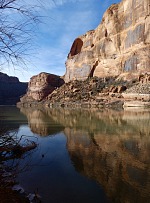 On our way to Fisher Towers along Colorado River.
