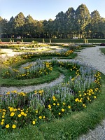 Schloss Schleißheim: baroque gardens Versailles style.