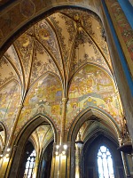 Inside the basilica.