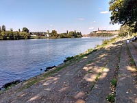 Rower's Island is an oasis in the middle of the city.