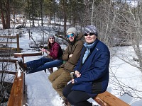 At Curt Gowdy we went as far as the bridge across, how else, Crow Creek.