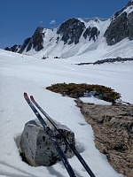 My fattest, longest Nordic skis.