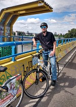 To make it more fun, we went to Donauinsel on bikes.