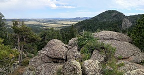 It does not look it, but this view is from 4,000 feet higher than where we'd been in the Alps.