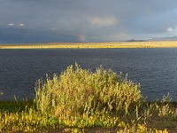 There was no flying on Sunday due to a storm, here over Crowdrey Reservoir.