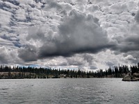 The skies featured sheep clouds and a super-ram.