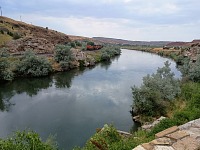 Little Bighorn River near hot springs in Thermopolis.