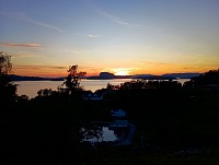 In summer near Stavanger the sun sets shortly before eleven. In summer near Stavanger the sun sets shortly before eleven.