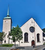 Bergen: historic Korskirken church.
