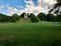 Monopteros pavilion in English Gardens