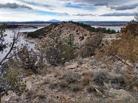 Náš výlet vedl až na konec ostrohu.