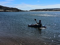 Five days later, I set out on my kayak!