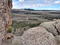 A view to Pole Mountain.