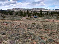 May 3 - dirt roads in National Forest finally open.