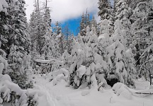 And in the hills it was up to skiing level.