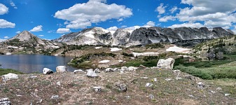 Panorama Snowy Range.