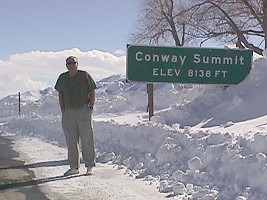 Průsmyk Conway - 2480 metrů nad mořem