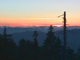 Sunset in the Rogue River Wilderness