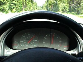 Montana: 82 mph na lesní silnici