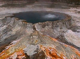 Yellowstone: one of many circular springs
